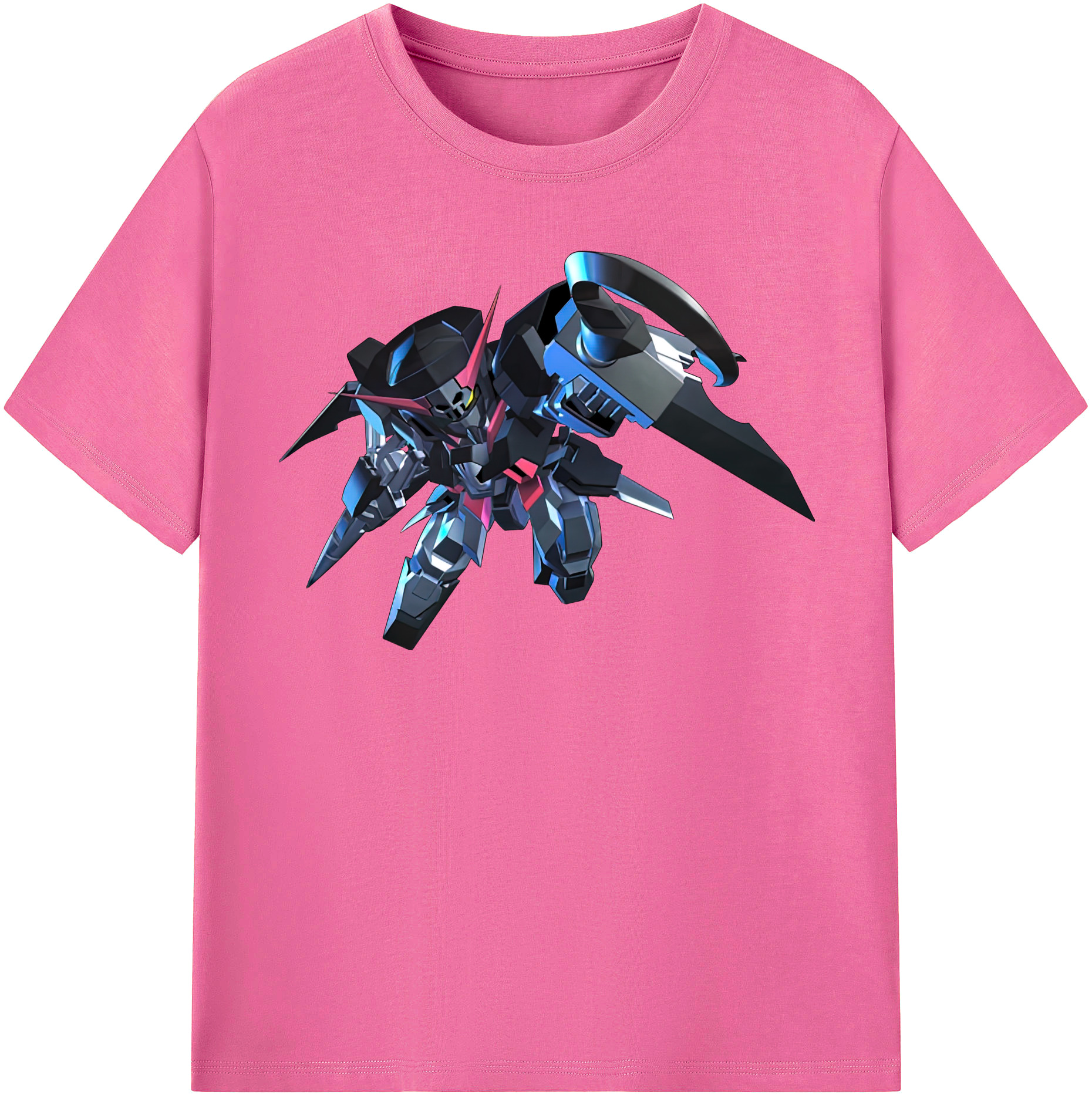 （画像用） 機動戦士ガンダム Mobile Suit Gundam レディースカジュアルプリントTシャツ（綿100％）